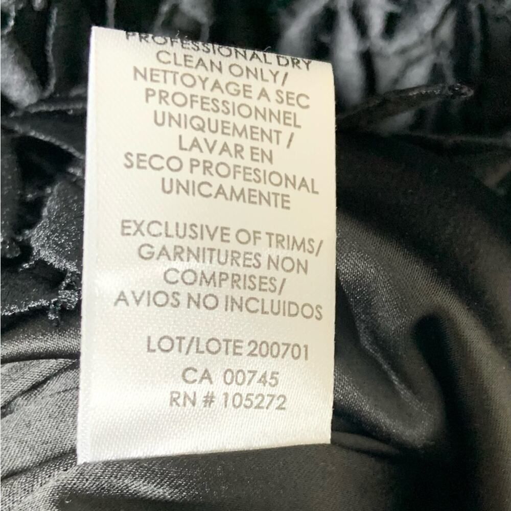 Kay Unger Tatum Floral Lace Midi Dress Black Classic Classy Old Money NWT Size 4 - Picture 12 of 15